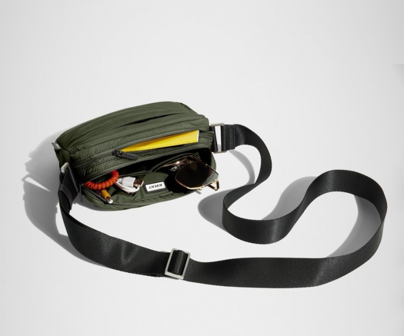 Bolsa Cruzada Away Acolchado Everywhere Verde Oliva Verdes | 7m7dXtjFuOq