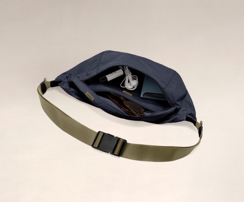 Bolsa Cruzada Away Packable Sling Azul Marino Azules | CQSf3BUmpCK