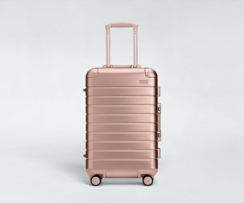 Maleta Away Bigger Carry-On: Aluminum Edition Rosas Dorados | QZ44SUw6Ob3