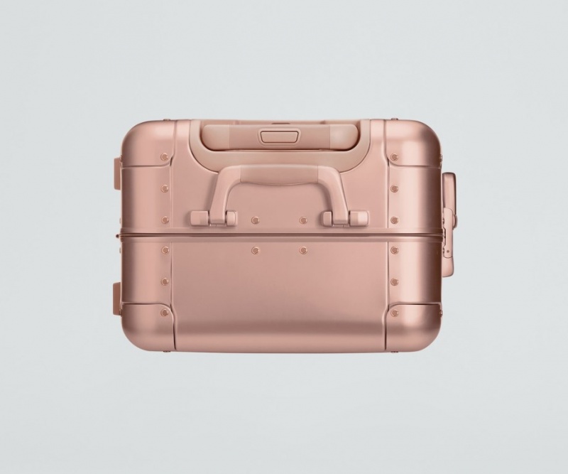 Maleta Away Bigger Carry-On: Aluminum Edition Rosas Dorados | QZ44SUw6Ob3