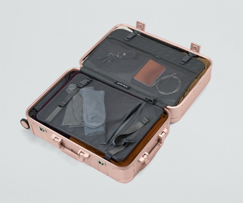 Maleta Away Bigger Carry-On: Aluminum Edition Rosas Dorados | QZ44SUw6Ob3