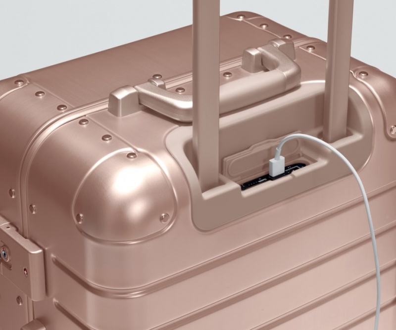 Maleta Away Bigger Carry-On: Aluminum Edition Rosas Dorados | QZ44SUw6Ob3