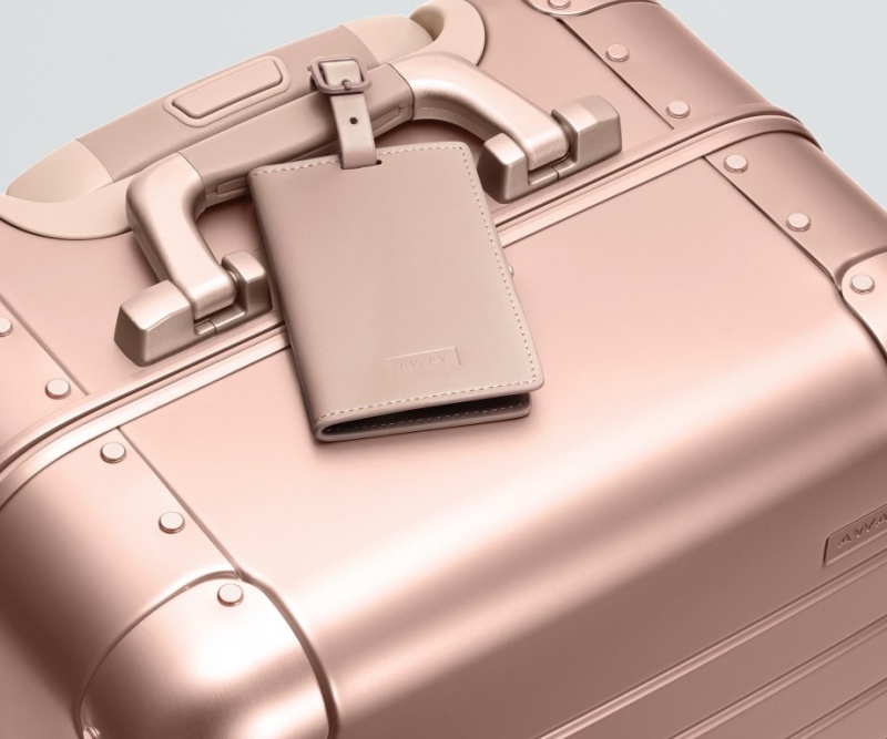 Maleta Away Bigger Carry-On: Aluminum Edition Rosas Dorados | QZ44SUw6Ob3