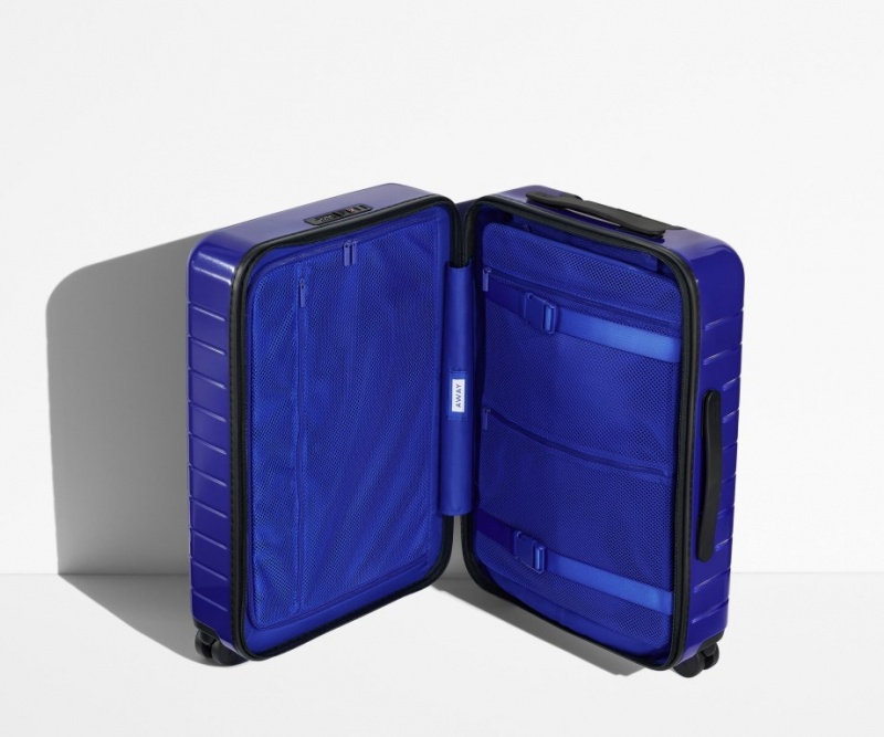 Maleta Away Bigger Carry-On Azules | 01esGtRS1Fl