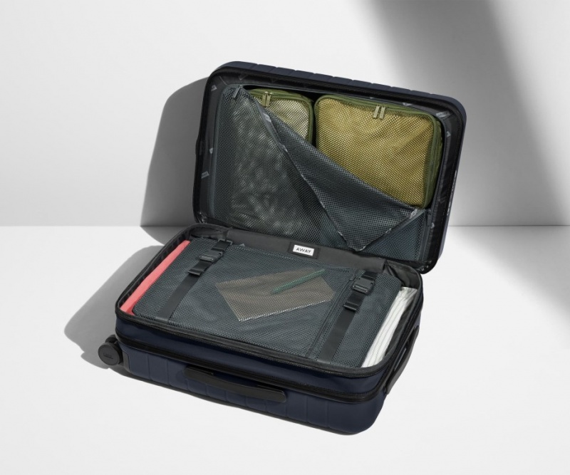 Maleta Away Carry-On Flex Azul Marino Azules | CCsBlkujhBy