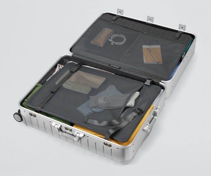 Maleta Away Large: Aluminum Edition Plateados | pSoo2ouo6te