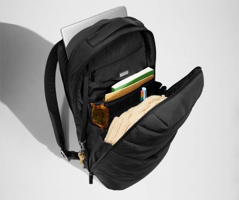 Mochilas Away Acolchado Everywhere Zip Negros | WoML2uc5taJ