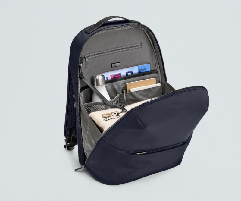 Mochilas Away Everywhere Zip Azul Marino Azules | D9XBhUb1hFo