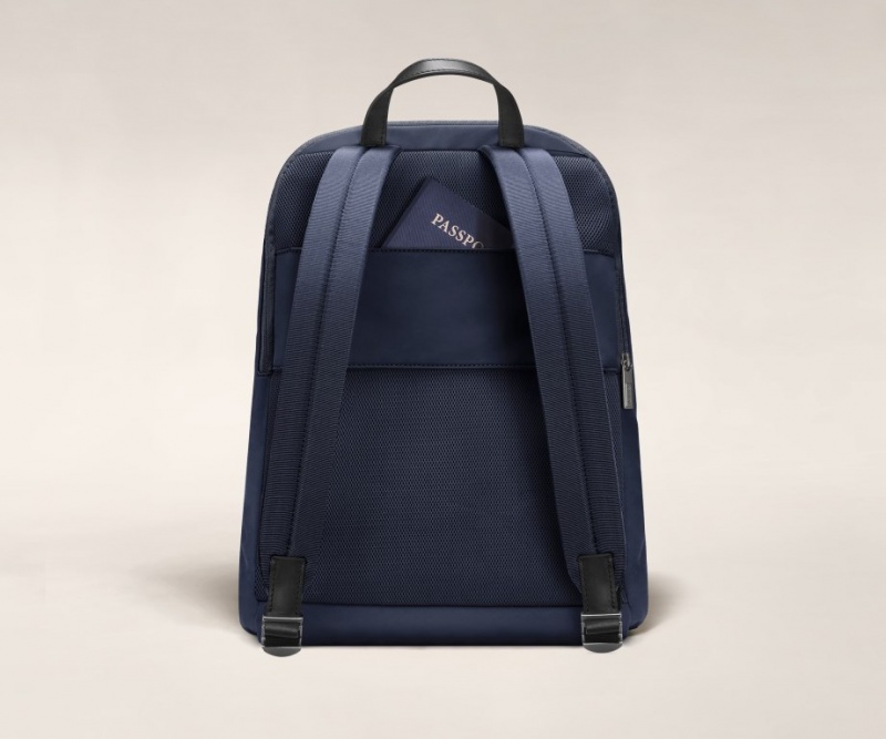 Mochilas Away Front Pocket Azul Marino Azules | V2NM2DobBNV