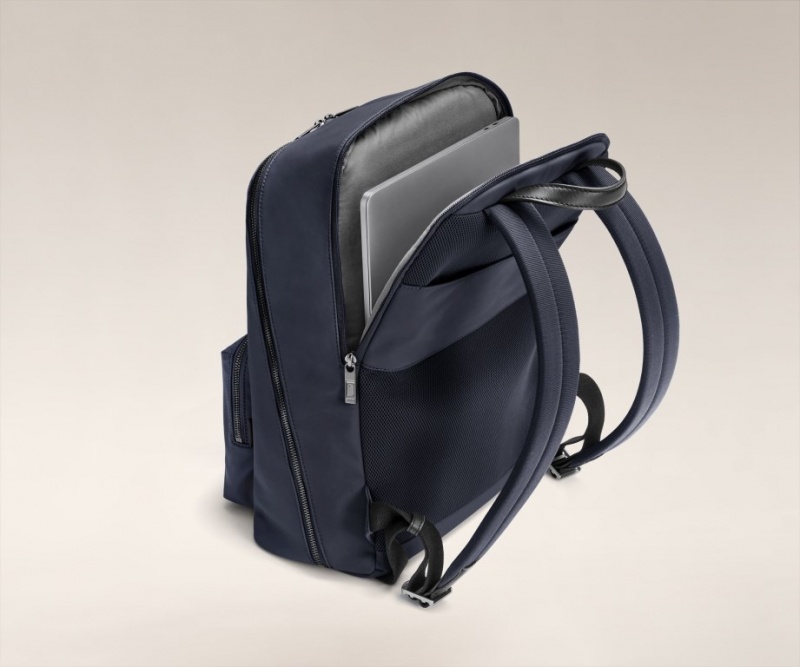 Mochilas Away Front Pocket Azul Marino Azules | V2NM2DobBNV